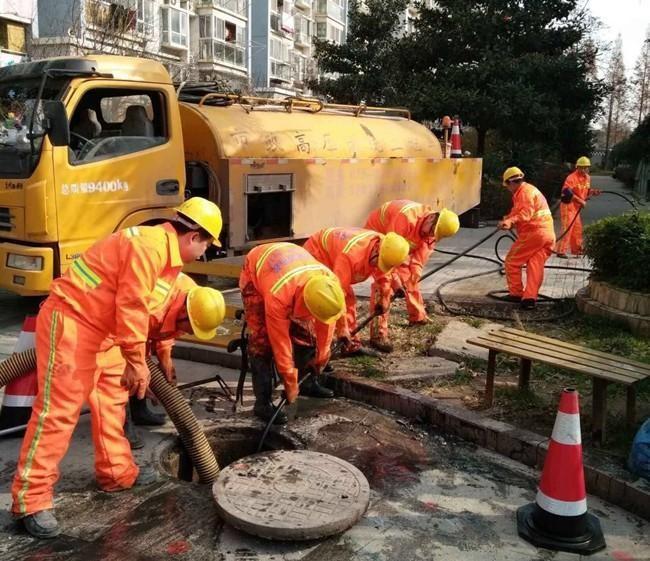 中平镇市政管道清淤