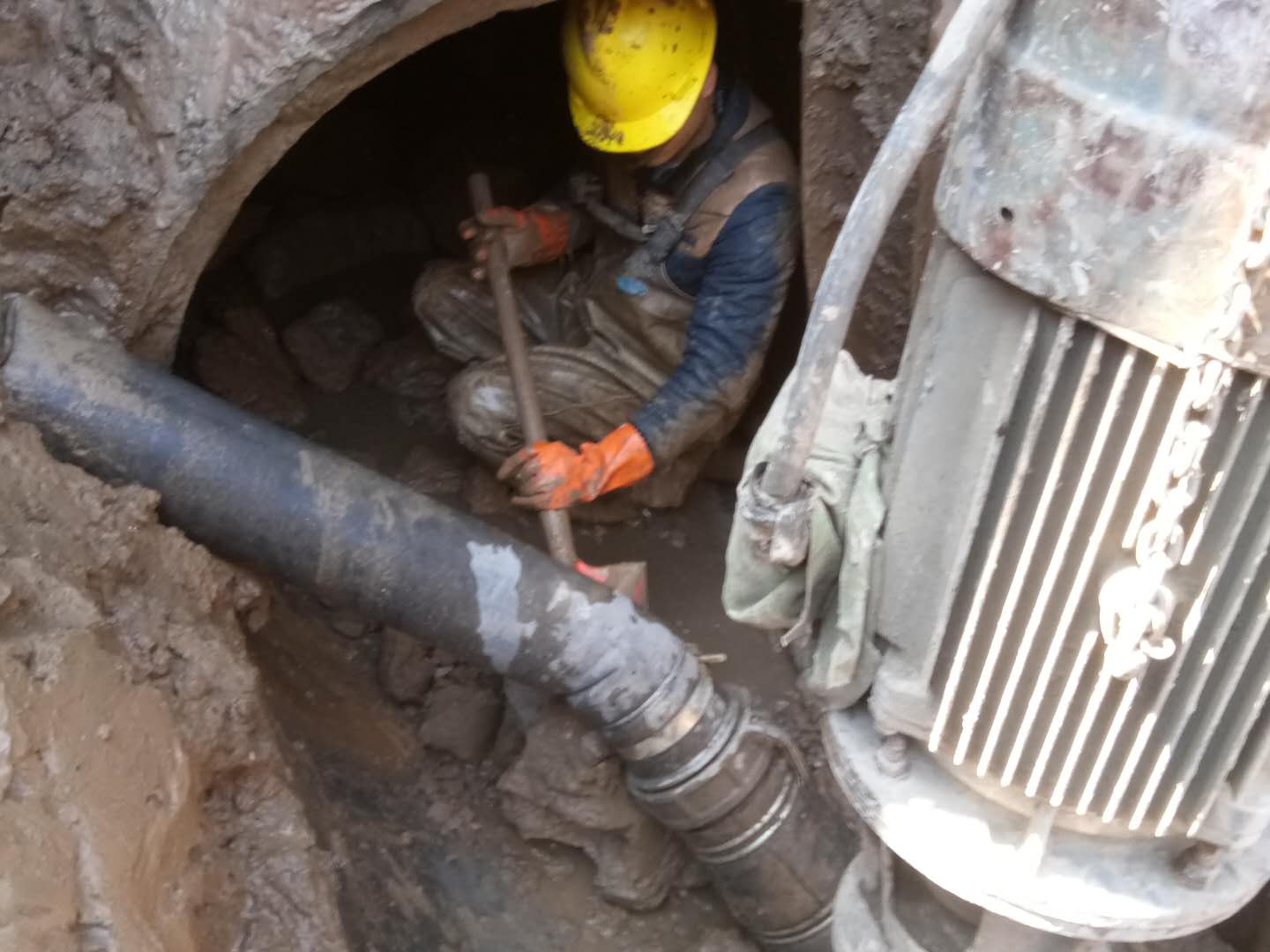 中平镇管道清淤